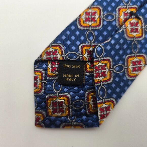 Jos. A. Bank Signature Gold Limited Edition Italian Silk Tie 3.75x60 - Picture 8 of 11